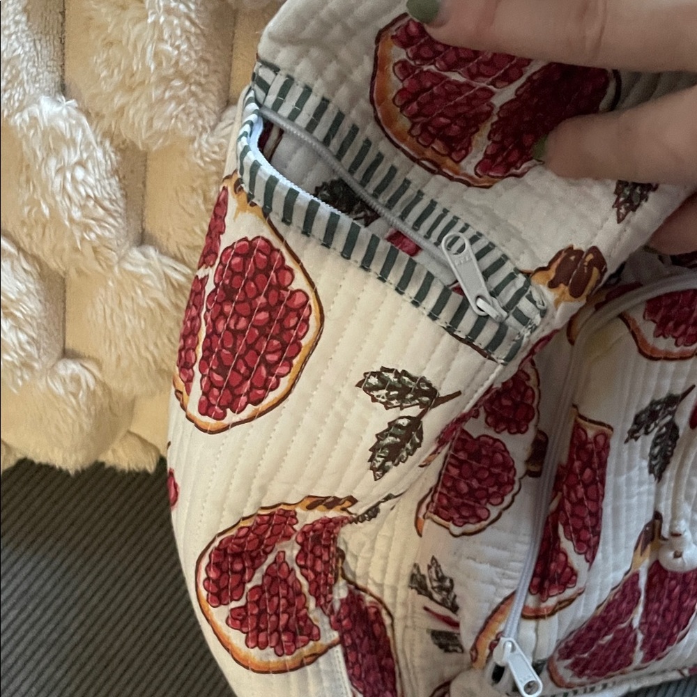 Vibrant Pomegranate Patterned Backpack - image 5